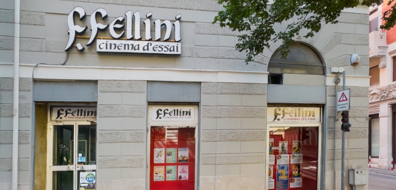 Ingresso del cinema Fellini di Trieste