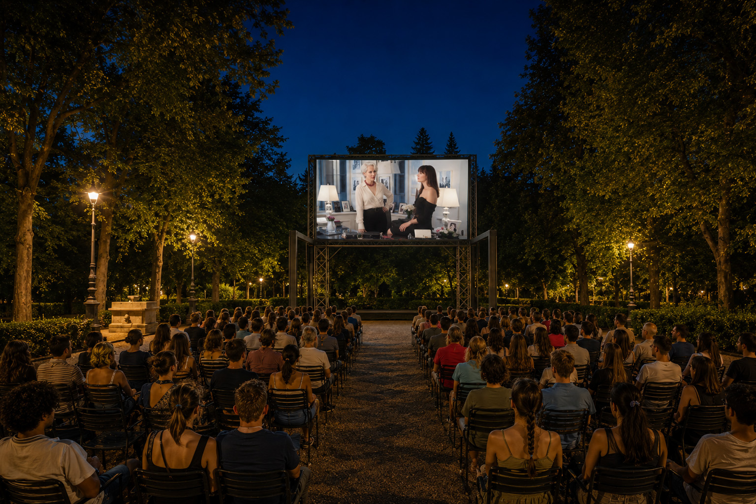 Film sotto le stelle al Giardino del Cinema di Trieste